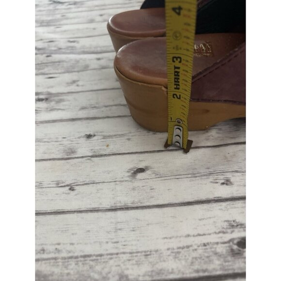 Dansko Suede Leather Slip On Wedge Clogs Women’s US 8.5 Purple Mauve - Picture 13 of 13